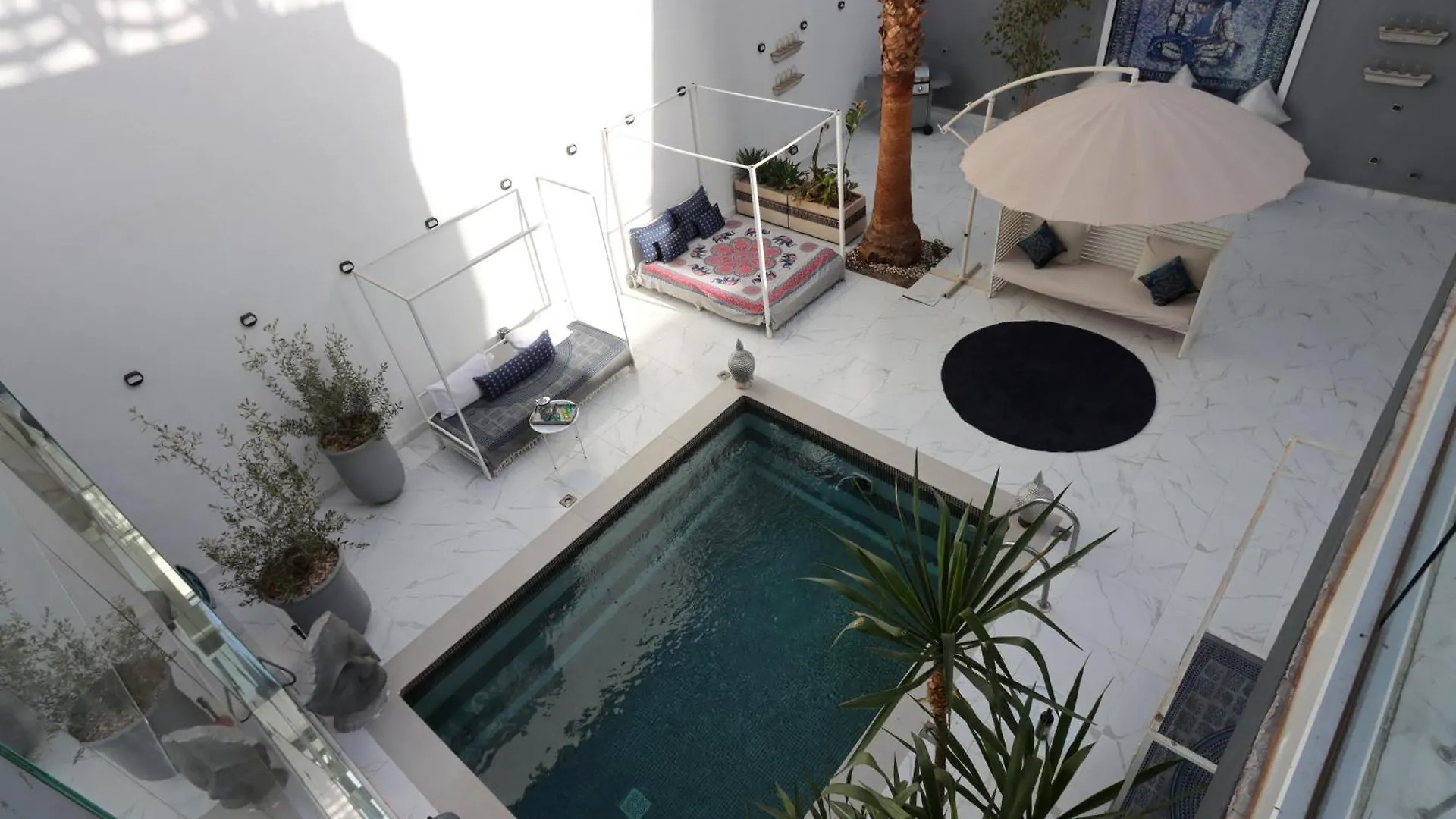 Bed & Breakfast Riad-283 - 5 Chambres Avec Piscine - Marrakech Marakéš Maroko